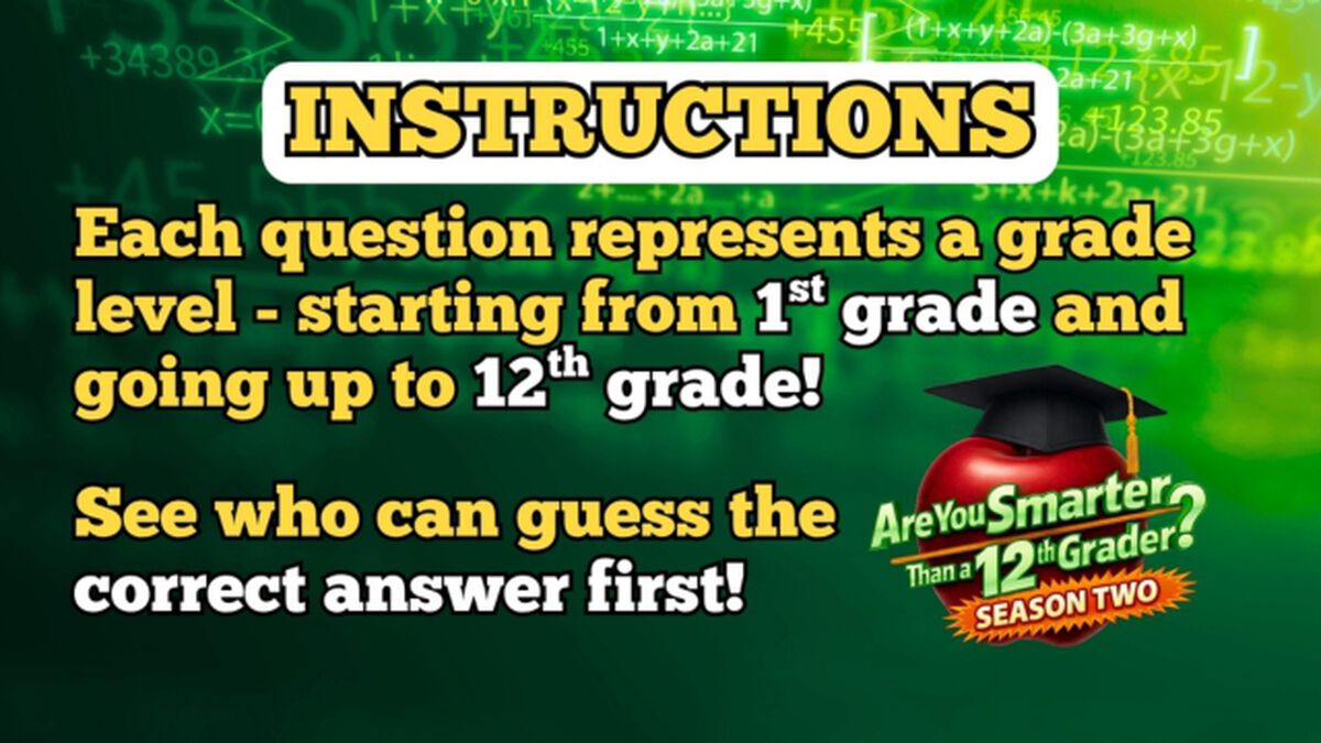 Are You Smarter Than a 12th Grader? - Season Two image number null